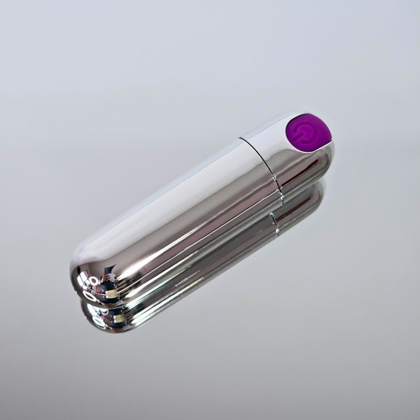 BALA VIBRADORA RECARGABLE 10 VELOCIDADES MORADO