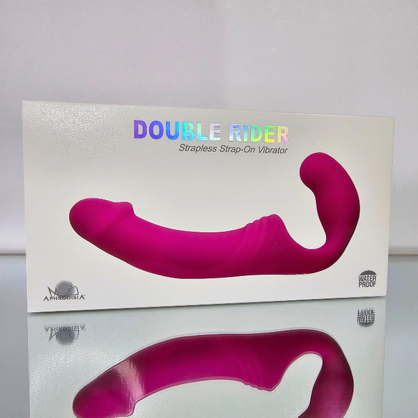 ARNÉS VIBRADOR DOUBLE RIDER FUCSIA