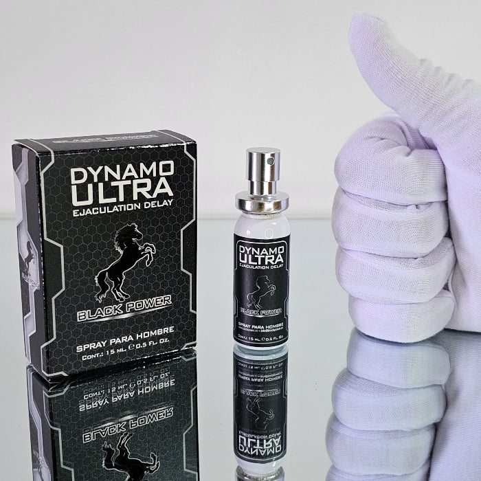 RETARDANTE SPRAY DYNAMO ULTRA 15ml BLACK POWER Los Juguetes de Ali