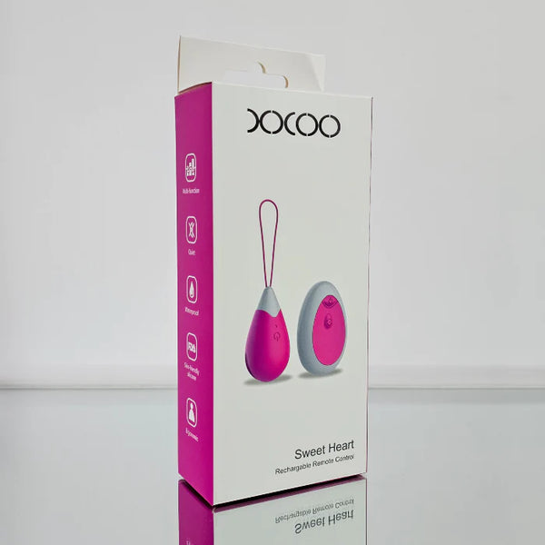 HUEVO VIBRADOR SWEET HEART XXOO FUCSIA